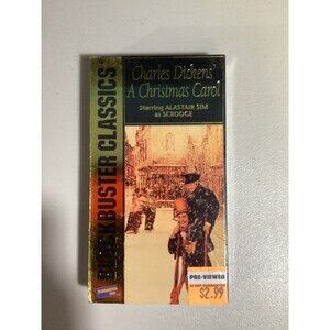 Blockbuster Classics Charles Dickens' A Christmas Carol VHS Tape 1993